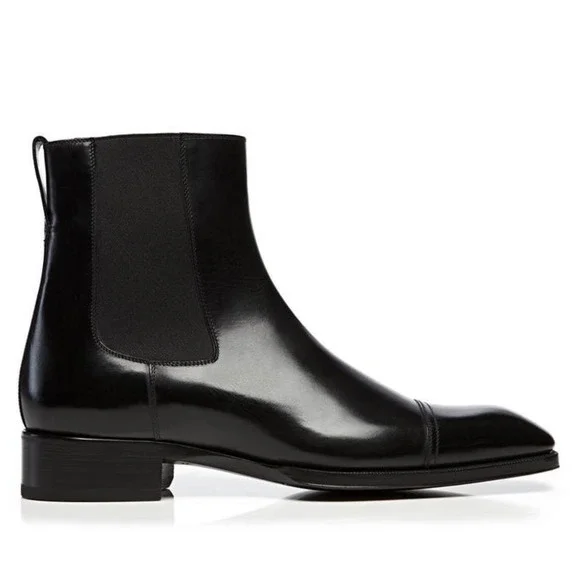 Tom Ford Black Leather Boots